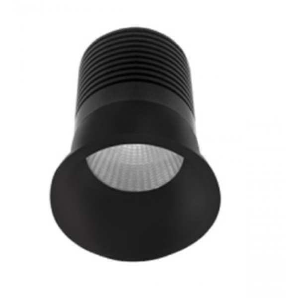 Foco Downlight LED COB fijo Redondo Negro Ø40mm 3w Konic